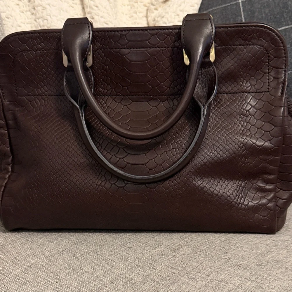 Longchamp Gatsby Python Embossed Shoulder Bag